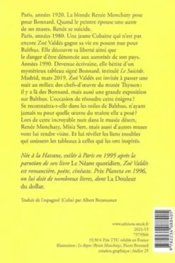 Les muses ne dorment pas, Zoé Valdés