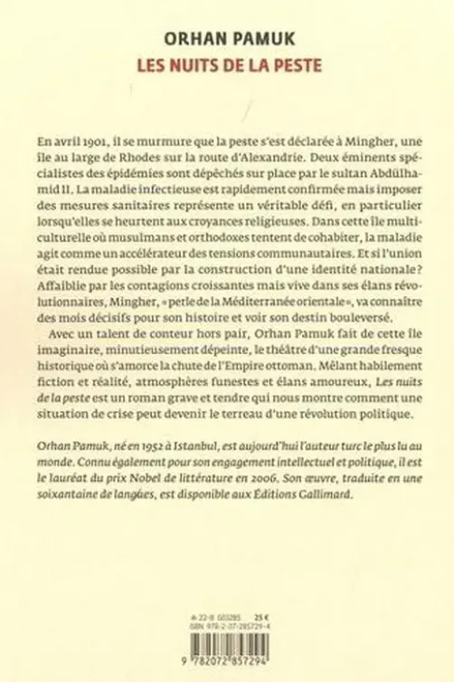 Les nuits de la peste, Orhan Pamuk