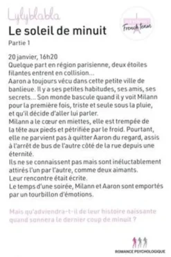 Le soleil de minuit Partie 1, Lylyblabla