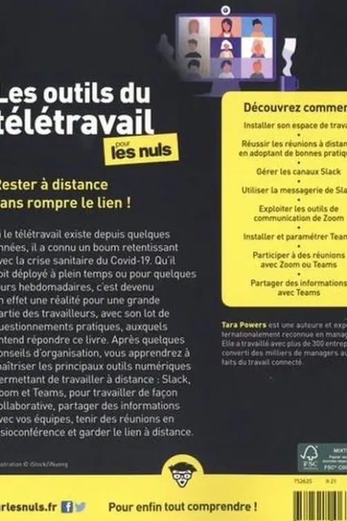 Les outils du télétravail pour les nuls, Tara Powers