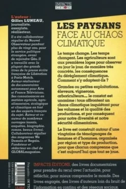 Les paysans face au chaos climatique, Gilles Luneau
