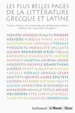 Les plus belles pages de la littérature grecque et latine. Coffret en 5 volumes : Poésie ; Théâtre ; Philosophie et éloquence ; Histoire ; Romans, Emmanuèle Blanc