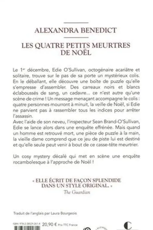 Les quatre petits meurtres de Noël, Alexandra Benedict