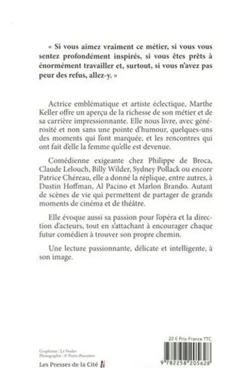 Les scènes de ma vie, Marthe Keller