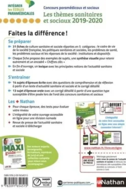 Les thèmes sanitaires et sociaux. Concours paramédicaux et sociaux, Edition 2019-2020, Elisabeth Baumeier