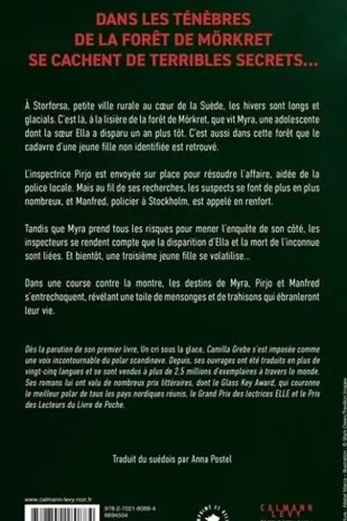 Les ténèbres de Mörkret, Camilla Grebe