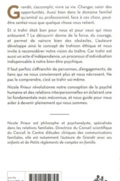 Les trahisons nécessaires. S'autoriser à être soi, Nicole Prieur