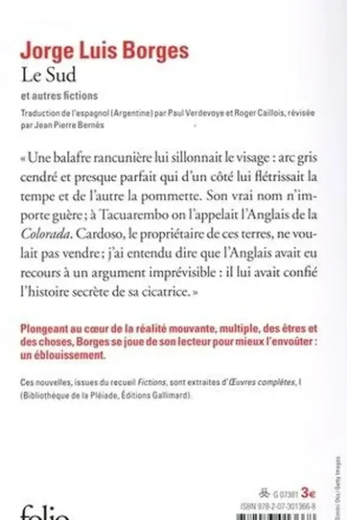 Le Sud et autres fictions, Jorge Luis Borges