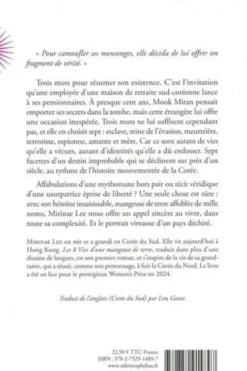 Les 8 vies d'une mangeuse de terre, Mirinae Lee