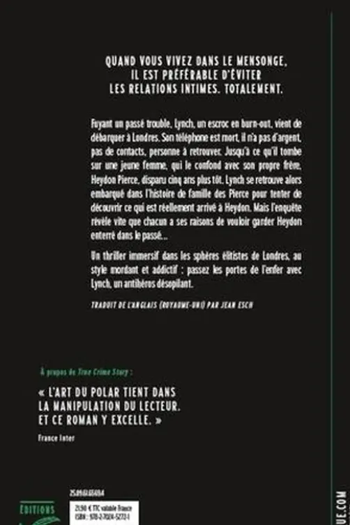 Le syndrome de l'imposteur, Joseph Knox