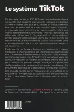 Le système TikTok. Comment la plateforme chinoise modèle nos vies, Océane Herrero