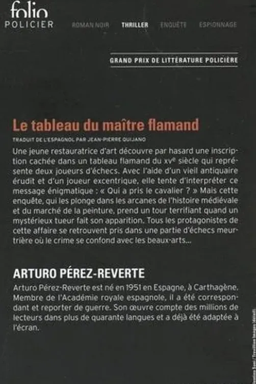 Le tableau du maître flamand, Arturo Pérez-Reverte