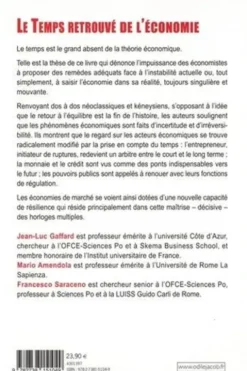 Le Temps retrouvé de l'économie, Jean-Luc Gaffard