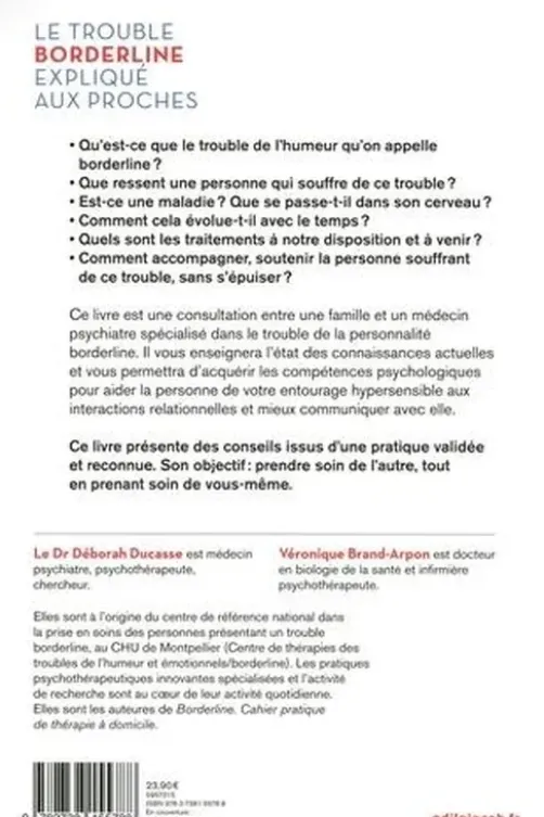 Le trouble borderline expliqué aux proches, Déborah Ducasse