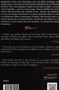 Le Voyage de M. de Balzac à Turin, Max Genève