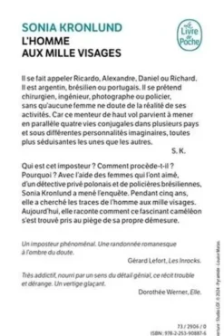 L'Homme aux mille visages, Sonia Kronlund