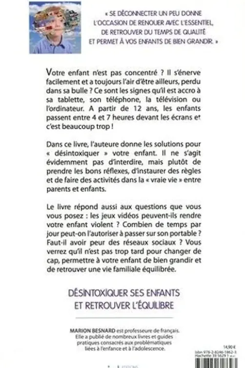 Limiter les écrans toxiques, Marion Besnard