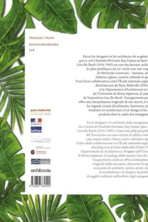 Lina Bo Bardi. Enseignements partagés, Edition bilingue français-italien, Alessandra Criconia