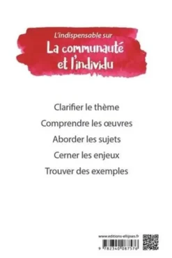 L'indispensable sur la communauté et l'individu. Epreuve de français/philosophie prépas scientifiques 1re et 2e années, Edition 2025-2026, Philippe Guisard