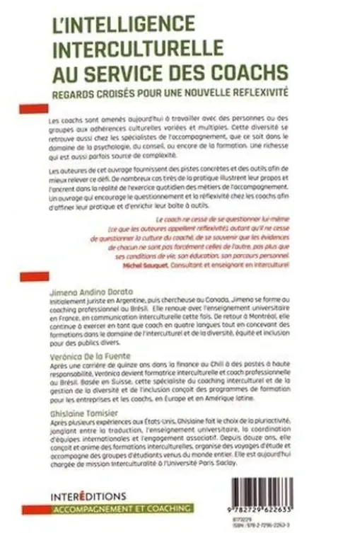 L'intelligence interculturelle au service des coachs. Regards croisés pour une nouvelle réflexivité, Jimena Andino Dorato