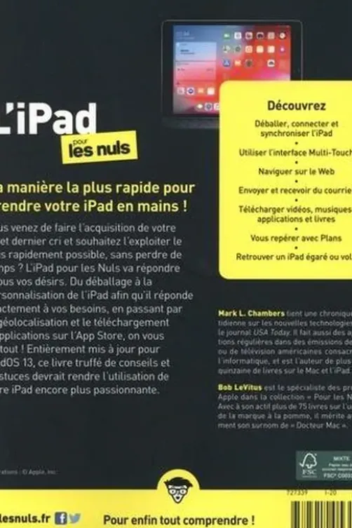 L'iPadpour les nuls. Edition iPadOS 13, Edward C. Baig
