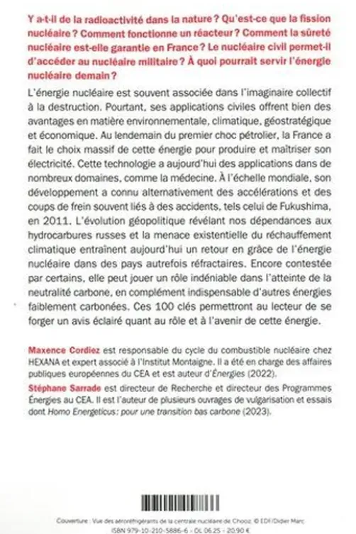 L'énergie nucléaire en 100 questions. Pour un monde en transition, Maxence Cordiez