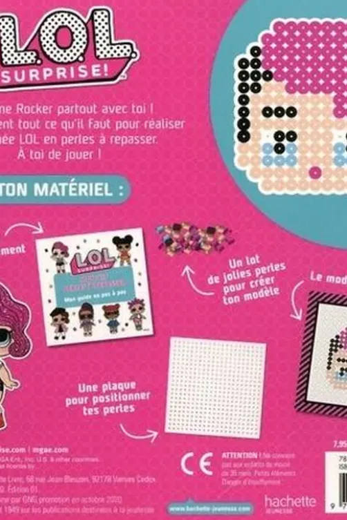 LOL Surprise ! Mon kit de perles à repasser, Hachette Jeunesse
