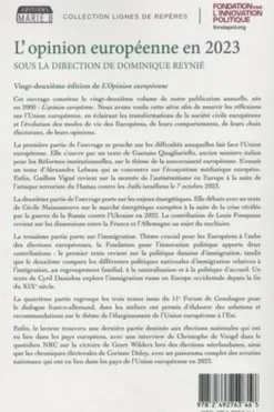 L'opinion européenne en 2023, Dominique Reynié