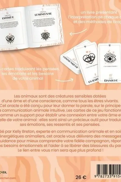 L'oracle de la communication animale. 45 cartes & un livre pour une connexion de coeur à coeur et d'âme à âme, Kelly Breton