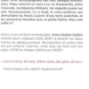 L'épouse, Anne-Sophie Subilia