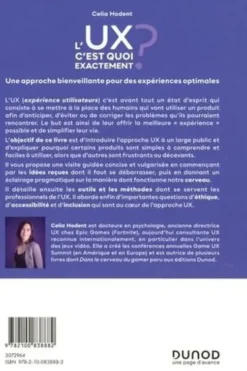 L'UX, c'est quoi exactement ? Une approche bienveillante pour des expériences optimales, Celia Hodent