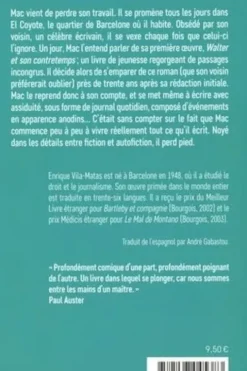 Mac et son contretemps, Enrique Vila-Matas