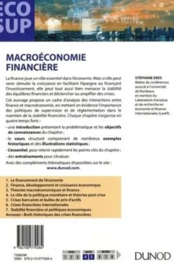 Macroéconomie financière, Stéphane Dees