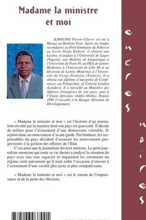 Madame la ministre et moi, Pierre-Claver Ilboudo