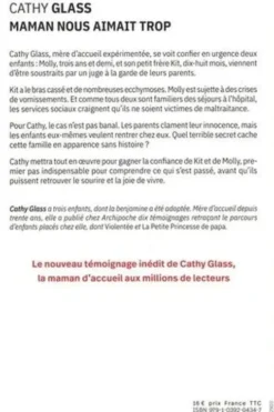 Maman nous aimait trop, Cathy Glass