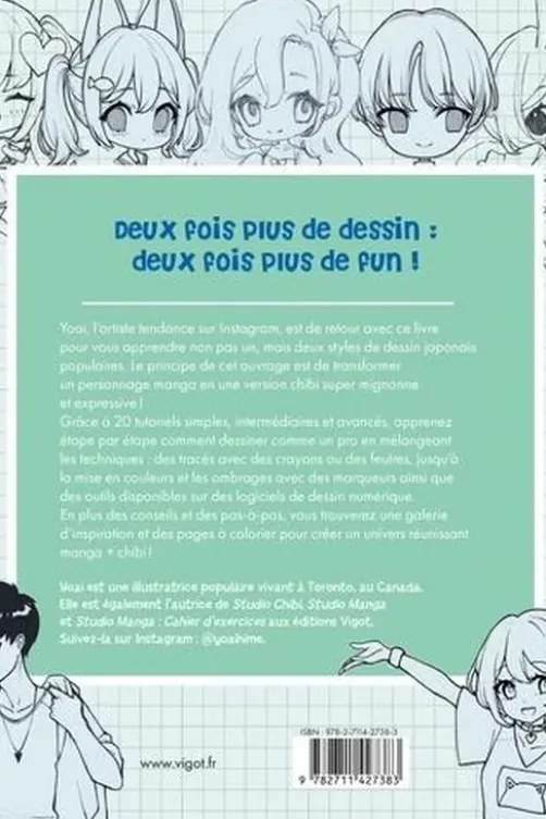 Manga + Chibi. Apprendre à dessiner des personnages mignons dans les deux versions !, Yoai