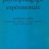 Manuel de psychopédagogie expérimentale, Antoine Léon