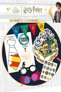 Ma pochette d'Anniversaire Harry Potter. Des activités et des cadeaux pour 12 enfants, Play Bac