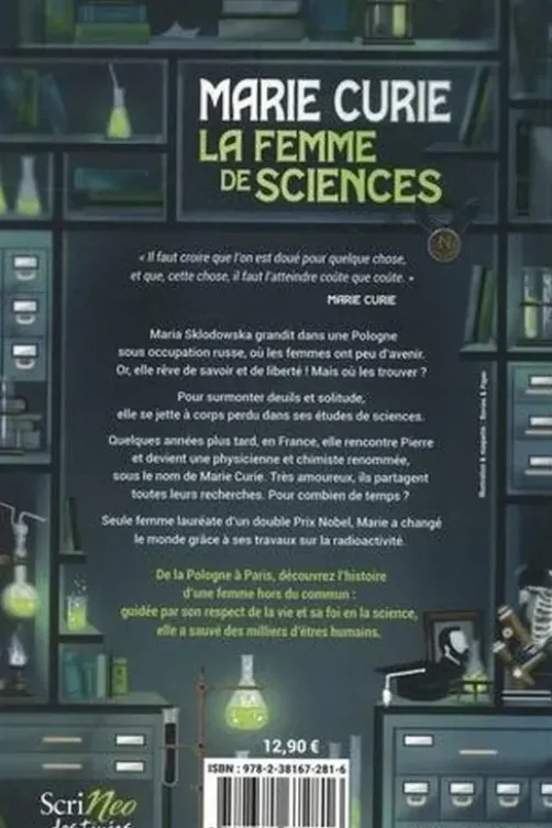 Marie Curie. La femme de sciences, Sylvie Baussier