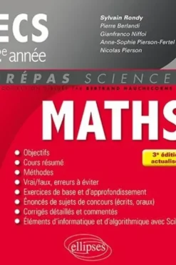 Mathématiques ECS 2e année. 3e édition, Sylvain Rondy