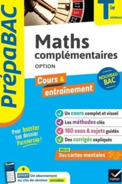 Maths complémentaires (option) Tle générale. Edition 2024, Michel Abadie