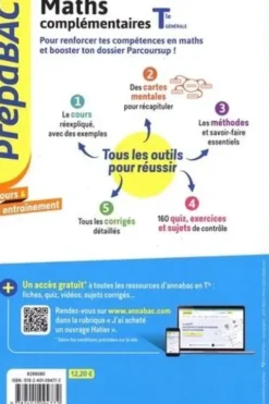 Maths complémentaires (option) Tle générale. Edition 2024, Michel Abadie