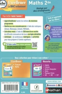 Maths 2de. Edition 2023, Christian Lixi