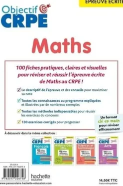 Maths, épreuve écrite. 100 fiches efficaces pour bien réviser, Laure Voirin-Bremont