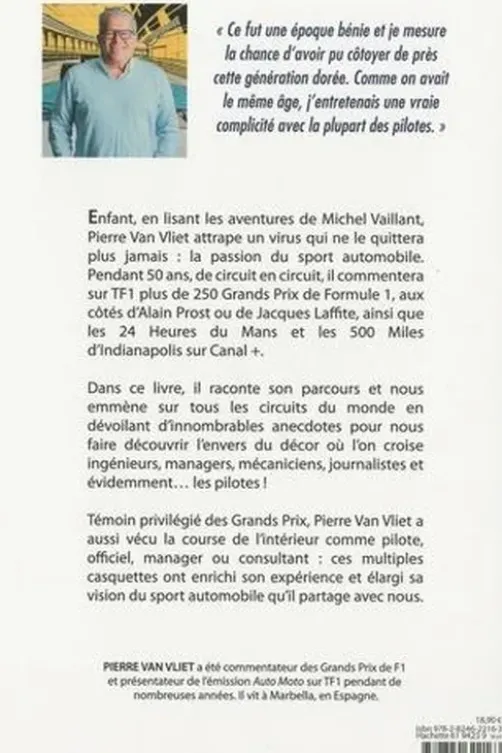 Ma vie sur les circuits, Pierre Van Vliet