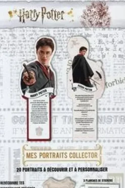 Mes portraits collector Harry Potter. Avec des quiz inédits, des scènes à colorier et 3 planches de stickers, Wizarding World