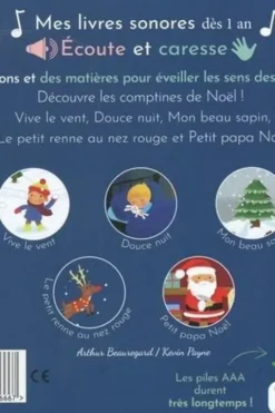 Mes premières comptines de Noël à toucher, Arthur Beauregard