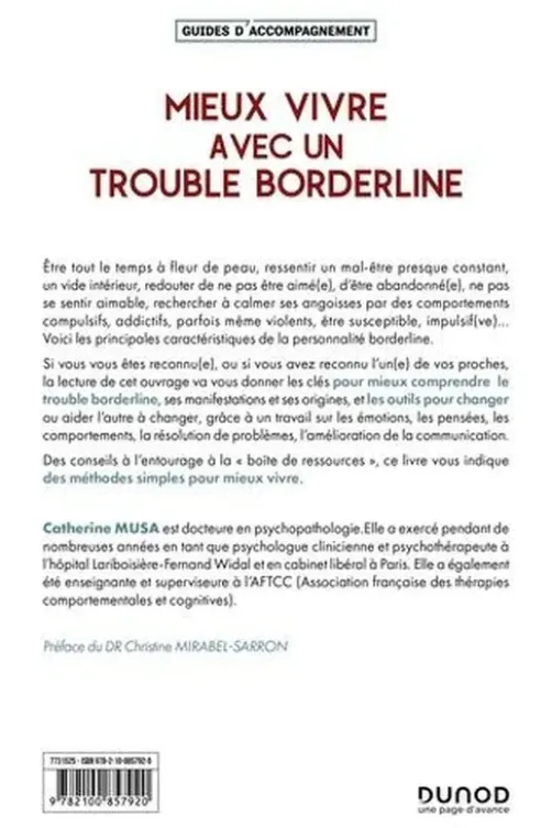 Mieux vivre avec un trouble borderline. 3e édition, Catherine Musa