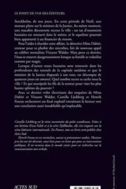 Mina et le mentaliste : Mirage, Camilla Läckberg