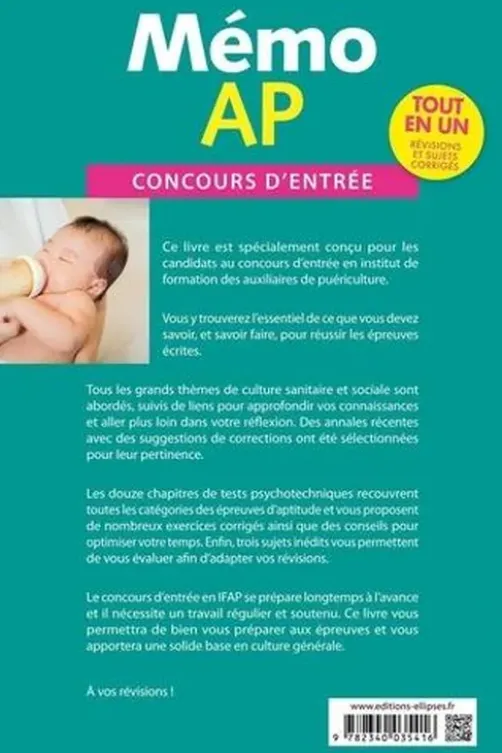 Mémo AP. Concours d'entrée - Toutes les épreuves, Caroline Collard